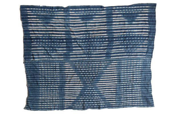Batik Indigo African Textile Throw