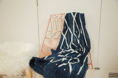 3.5x5.5 Batik Indigo African Textile Throw // ONH Item 4570 Image 1