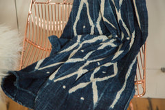 3.5x5.5 Batik Indigo African Textile Throw // ONH Item 4570 Image 2
