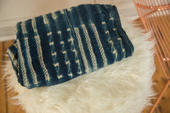 3.5x5.5 Batik Indigo African Textile Throw // ONH Item 4573 Image 1