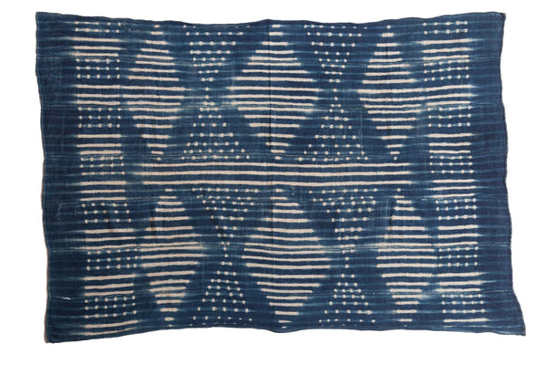 Batik Indigo African Textile Throw