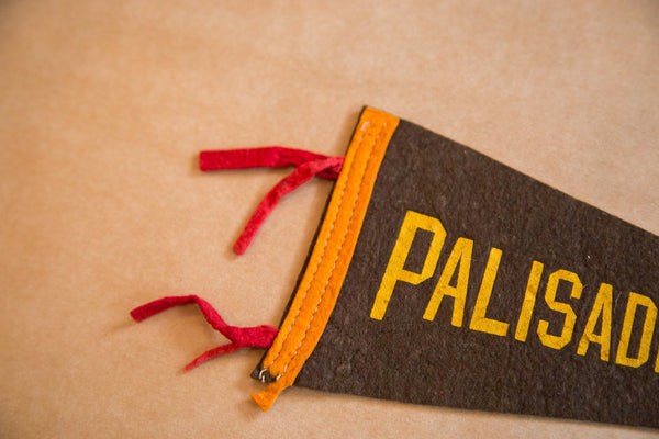 1940s Palisade Park NJ Felt Flag Banner Pennant