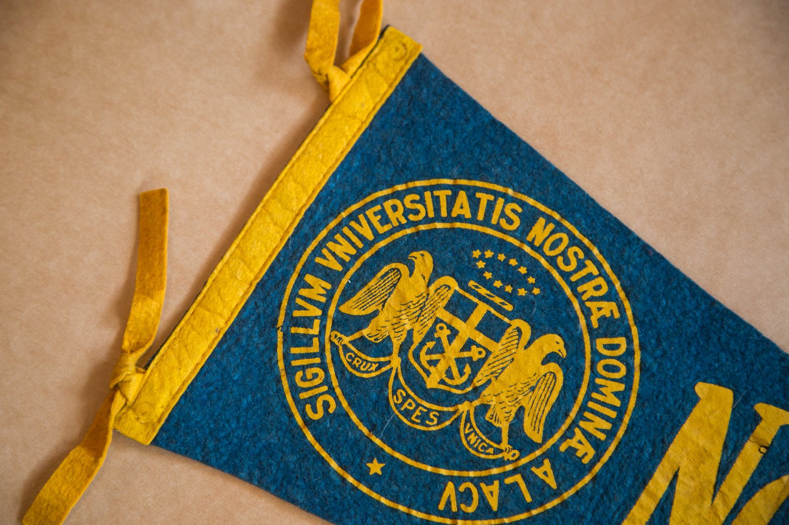 Notre Dame University Felt Flag Banner Pennant