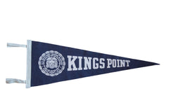1990s Kings Point Felt Flag Banner Pennant