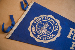 Fort Hamilton High School Felt Flag Banner Pennant