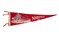 Norfolk VA Felt Flag Banner Pennant