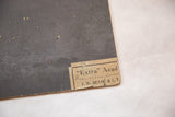 Reverse of vintage painting board, dated 1930, with F.W. Devoe & C.T. label.