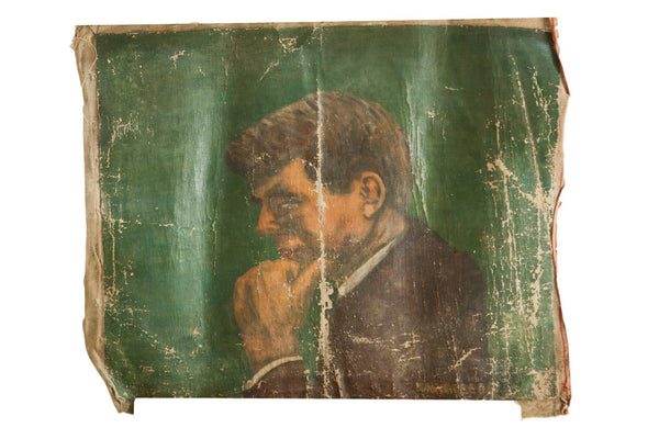Vintage Kal Greene Painting JFK / ONH Item 4604