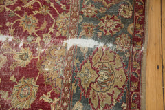 8x11.5 Vintage Distressed Agra Carpet // ONH Item 4610 Image 5