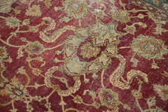 8x11.5 Vintage Distressed Agra Carpet // ONH Item 4610 Image 6