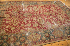 8x11.5 Vintage Distressed Agra Carpet // ONH Item 4610 Image 9