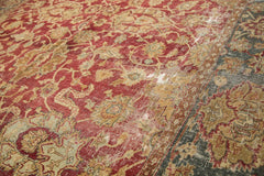 8x11.5 Vintage Distressed Agra Carpet // ONH Item 4610 Image 10