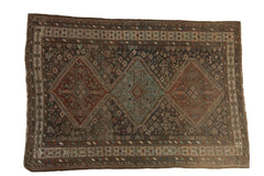 6x8.5 Antique Kamseh Carpet // ONH Item 4611 Image 13
