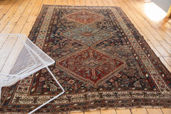 6x8.5 Antique Kamseh Carpet // ONH Item 4611 Image 3