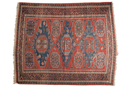 5x6 Vintage Caucasian Soumac Rug // ONH Item 4618