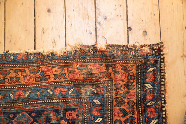 4x10.5 Antique Kurdish Bijar Rug Runner // ONH Item 4625 Image 4