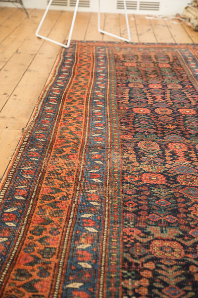 4x10.5 Antique Kurdish Bijar Rug Runner // ONH Item 4625 Image 6