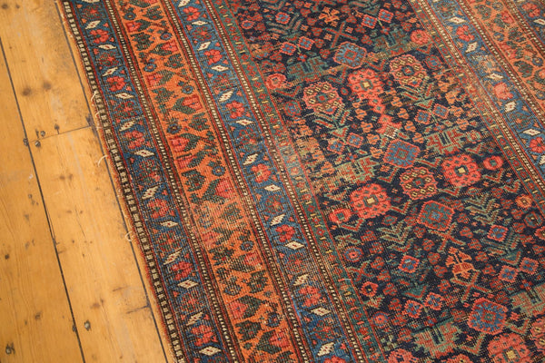 4x10.5 Antique Kurdish Bijar Rug Runner // ONH Item 4625 Image 8