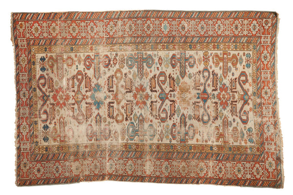 4x6 Antique Caucasian Perpedil Rug // ONH Item 4626