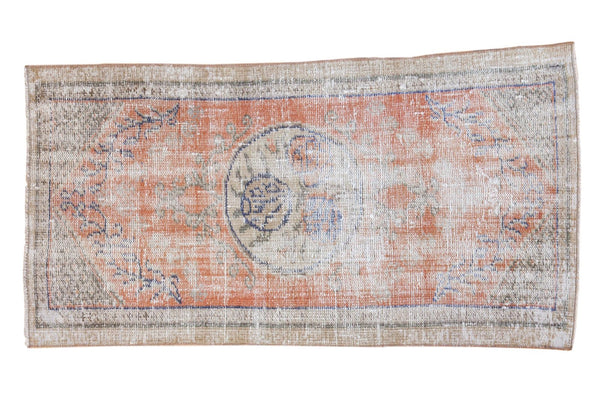 Vintage Distressed Oushak Rug