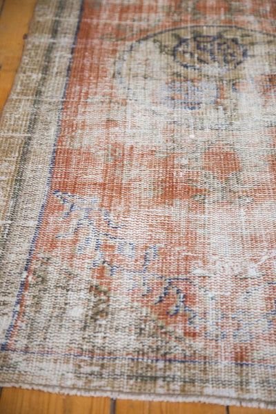 Vintage Distressed Oushak Rug