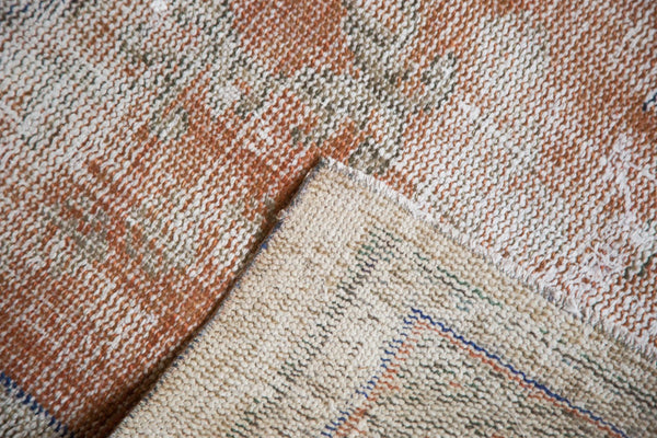 Vintage Distressed Oushak Rug