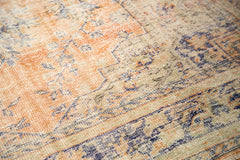Vintage Distressed Overdyed Oushak Carpet