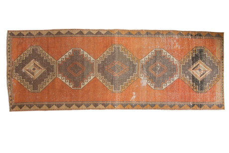 4x11.5 Vintage Distressed Oushak Rug Runner // ONH Item 4640