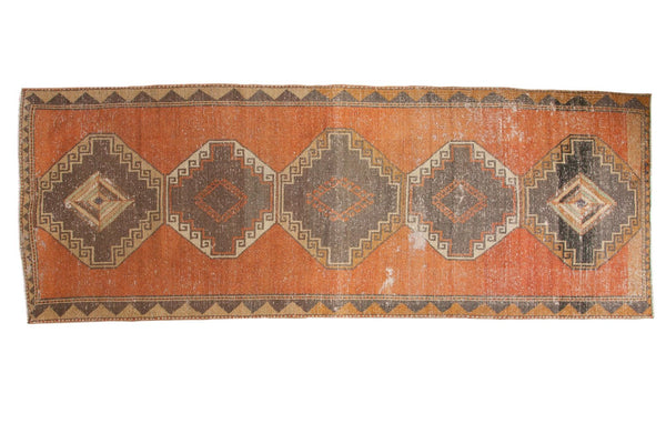 4x11.5 Vintage Distressed Oushak Rug Runner // ONH Item 4640