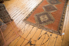 4x11.5 Vintage Distressed Oushak Rug Runner // ONH Item 4640 Image 7