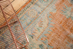 Vintage Distressed Oushak Carpet