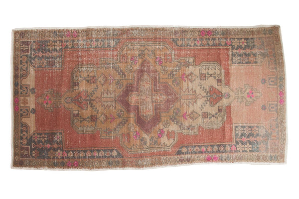 Vintage Distressed Oushak Rug