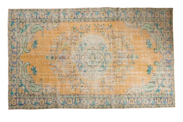 5'11" x 9'8" Vintage Distressed Oushak Carpet / Item 4645 image 1