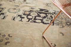 Vintage Distressed Oushak Carpet / Item 4650 image 4