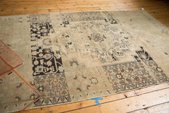  Vintage Distressed Oushak Carpet / Item 4650 image 9