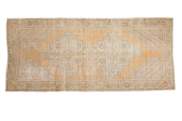 4x9 Vintage Distressed Oushak Rug Runner // ONH Item 4651