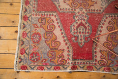 Vintage Distressed Oushak Rug