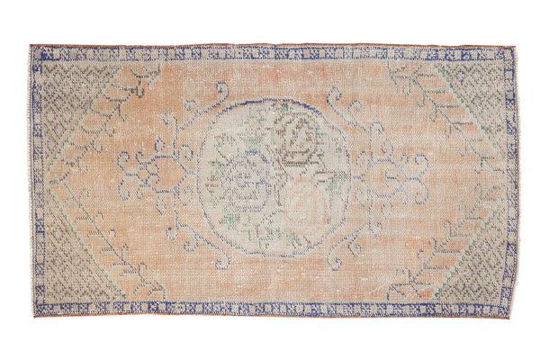 Vintage Distressed Oushak Rug