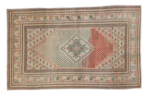 3x4.5 Vintage Distressed Oushak Rug // ONH Item 4655