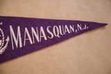 Manasquan felt flag with cream 