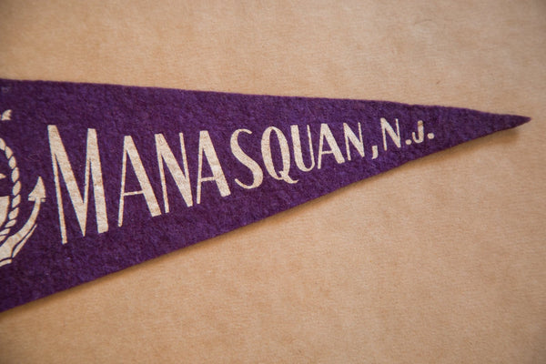 Manasquan NJ Felt Flag Banner Pennant