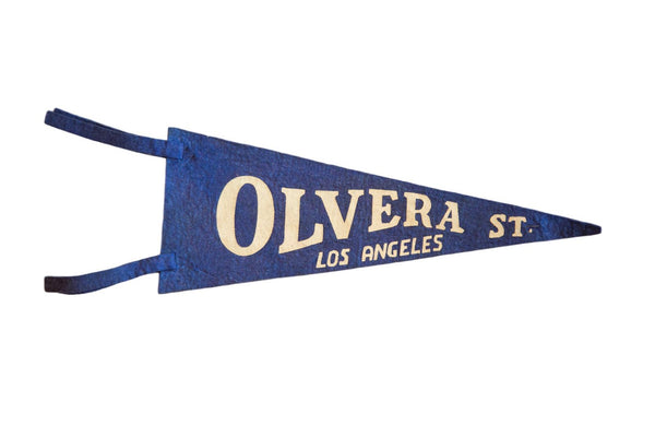 Olvera St. Los Angeles Felt Flag Banner Pennant