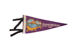Pittsburgh PA Felt Flag Banner Pennant