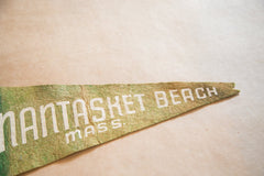 Nantucket Beach Mass. Felt Flag Banner Pennant