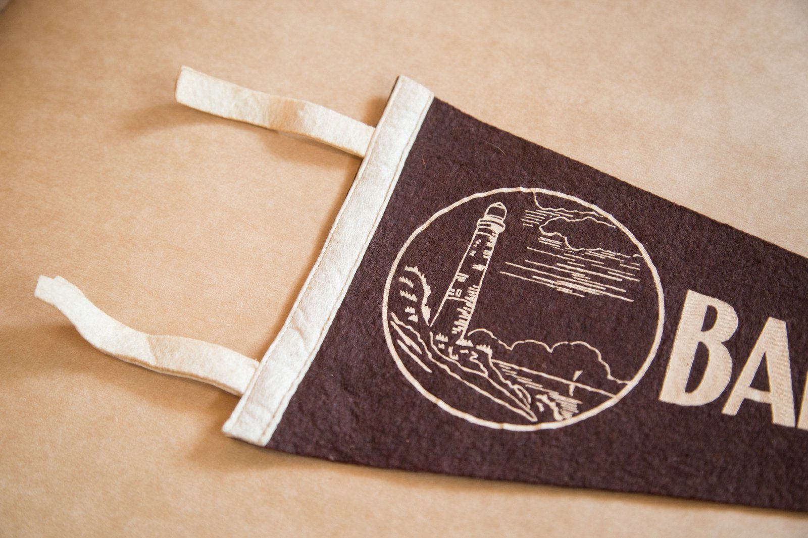 Barnegat Light NJ Felt Flag Banner Pennant