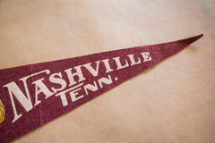 Nashville Tenn. Felt Flag Banner Pennant