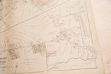 Close-up of the vintage Hopkins map, showing La Roe Airport and Lathrop Colgate parcels.