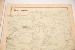 Antique Beers Bedford NY Atlas Map