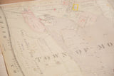 Angled detail of 1930s Hopkins map showing Hudson River, Country Club, and Aqueduct sections.