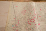 An open view of the vintage 1930s Ossining map highlighting the detailed street grid.